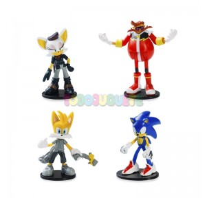 Sonic Pack 4 Figuras Articuladas Surtido