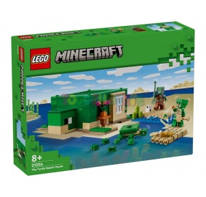 Lego Minecraft La Casa Tortuga de la Playa