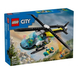 Lego City Helicóptero Rescate Emergencias