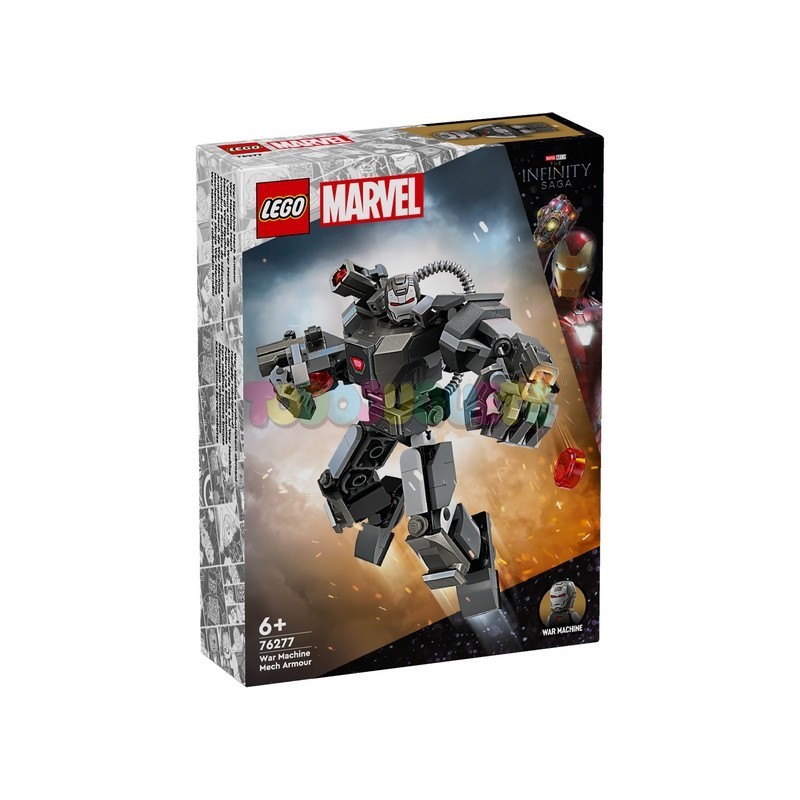 Lego Marvel Armadura Robótica Máquina de Guerra