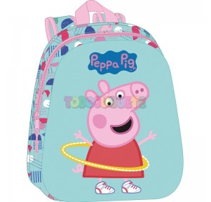 Mochila Infantil 3D Peppa Pig