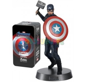 HC Marvel Figura Capitán América Caja Metálica