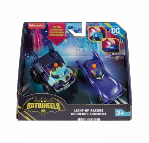 Batwheels  Bam y Buff Pack 2 Coches Luces Fisher