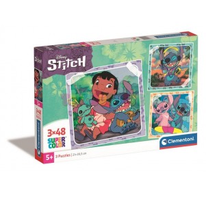 Puzzle 3x48 Stitch Disney