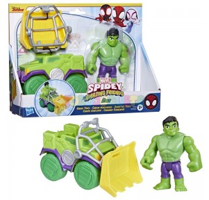 Spidey Amazing Friends Camión Demoledor Hulk