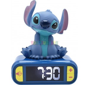 Despertador digital 3D Stitch con sonidos