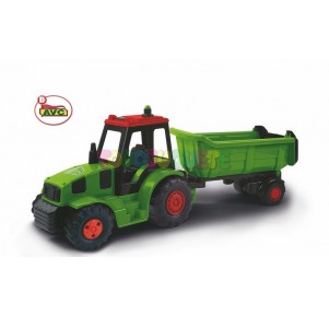 Tractor + Volquete granja 70 cms caja Avc