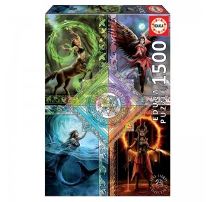 Puzzle 1500 Elemental Magic Star Chart Anne Stokes