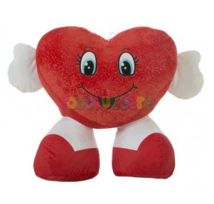 Peluche Corazón Zapatón 58 cm