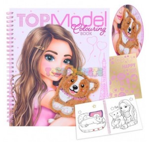 Top Model Libro Colorear Corgi