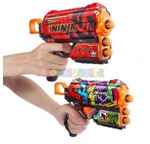 X-Shot 2 pistolas Skins con 16 dardos