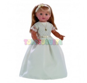Muñeca comunión María beige