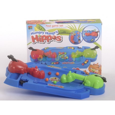 Comprar Juego tragabolas 2 hipototamos Hungry Hippos Juegos de mesa