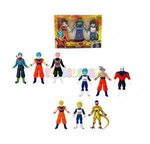 MonsterFlex 3 Figuras Dragon Ball Elástica Surtido