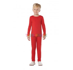 Bodywear Acc. Disfraz TShirt +Pants Rojo 5-6 años