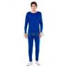 Bodywear Acc. Disfraz TShirt +Pants Azul Adulto S