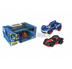 Vehículo pullYspeed Team Sonic Racing Twinpack