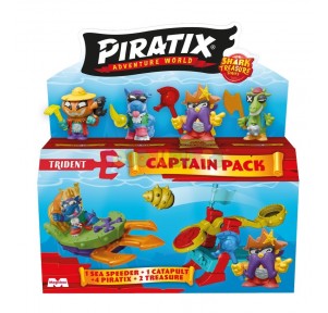 Piratix Shark Treasure Captain Pack