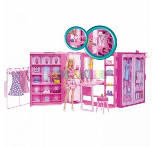 Barbie Dream Closet Muñeca + Accesorios