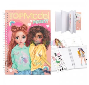 Top Model Cuaderno Colorear