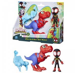 Spidey Dino Webs Figura y Dino Miles Morales