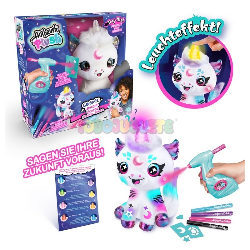 Colorea Tu Unicornio Mágico Airbrush Plush
