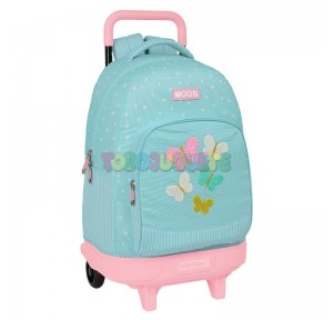 Moos Butterflies Mochila Ruedas Compact