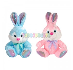 Peluche Conejo 43 cm Azul o Rosa Surtidos