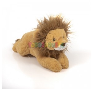 Peluche León Tumbado 32 cm Marrón