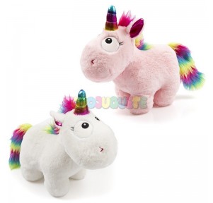 Peluche Unicorno Arcoiris 34cm Rosa-Blanco Surtido