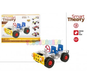 Mecano Metal Coches 5 en 1 Smart Theory