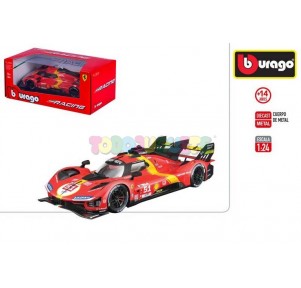 Coche Metal 1:24 Ferrari 499P Le Mans Burago