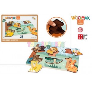 Puzzle Madera Animal Selva Zookabee Woomax