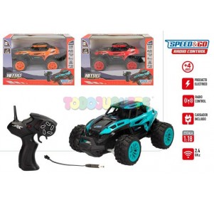 Coche Radio Control Todo Terreno 1:48 Surtido