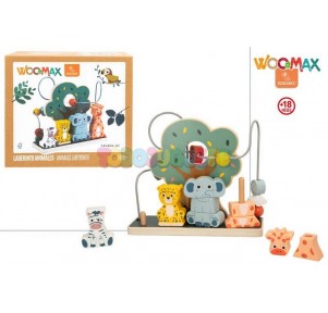 Juego Actividades Madera Animales Zookabee Woomax