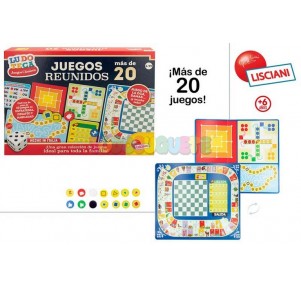 Juegos Reunidos Lisciani +20 juegos