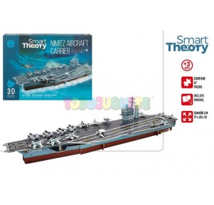 Puzzle 3D Portavioness Nimitz 67 piezas