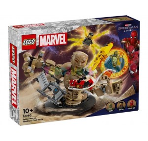 Lego Marvel Spiderman vs Sandman Batalla Final