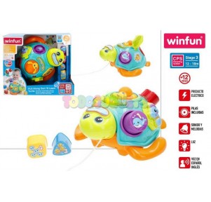 Arrastre Musical Tortuga con Luz Winfun