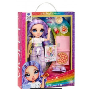 Rainbow High Junior Muñeca Fiesta Pijamas Violet