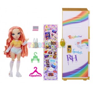 Rainbow High Playset Taquilla con Muñeca