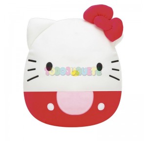 Peluche SquishMallows 30cm Hello Kitty Red