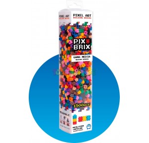 Pix Brix Pixel Art Set 1500 Colores Gama Media