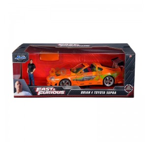 Fast And Furious Coche Supra Con Figura Brian 1:24