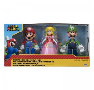 Super Mario Pack 3 Figuras Reino Champiñón