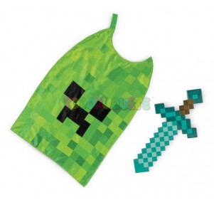 Minecraft Set Espada + Capa