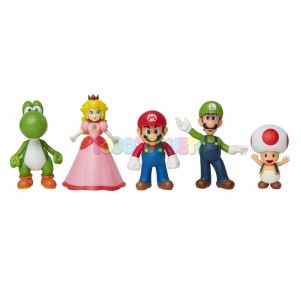 Super Mario Set 5 Figuras 6cm