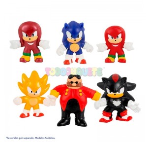 Héroes Goo Jit Zu Figura Minis Sonic Surtido