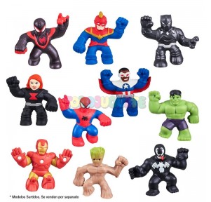 Héroes Goo Jit Zu Figura Minis Marvel Surtido