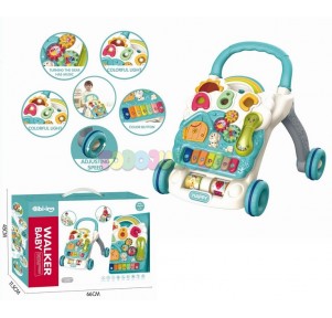 Andador Multiactividades Piano Azul Walker Baby